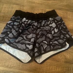 Lululemon 3" Black and Gray Women's Shorts